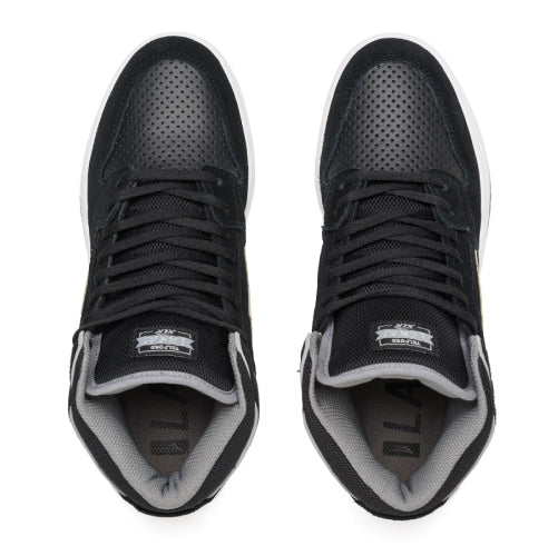 Lakai Telford Black Reflective Suede Skate Shoe