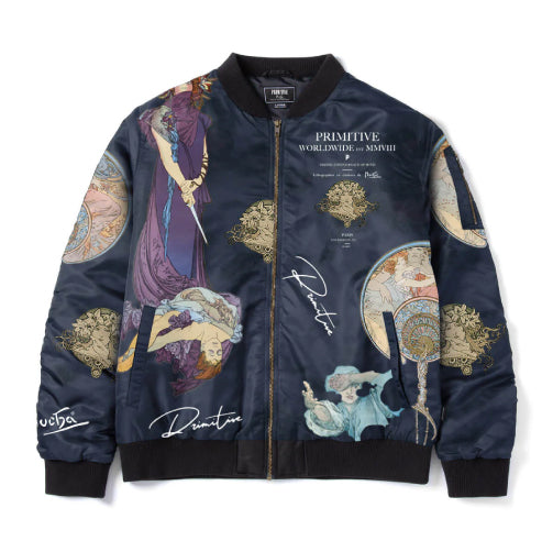 Primitive Tragedy Bomber Jacket - Black