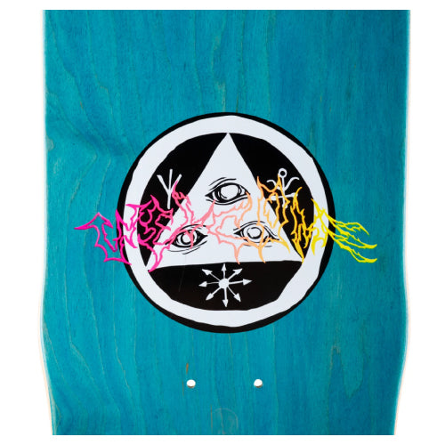 Welcome Daniel Vargas Tusk on Efigy Shaped Skateboard Deck 8.8"
