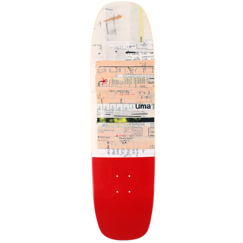 Uma Evan Smith Remnants Shaped Skateboard Deck 8.625"