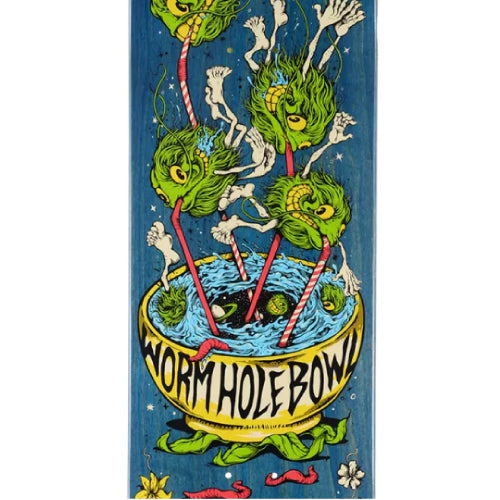 Antihero Peter Hewitt Grimple Stix On Vacation Skateboard Deck Blue 8.85"