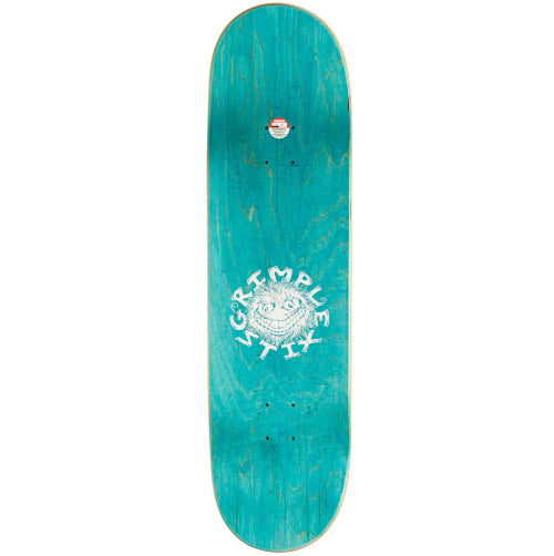 Antihero Peter Hewitt Grimple Stix On Vacation Skateboard Deck Blue 8.85"