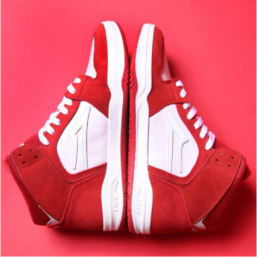 Lakai Valentine's Day Telford Red, White UV Suede Skate Shoe