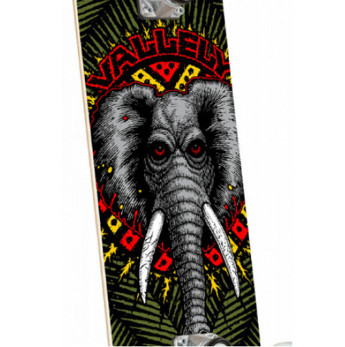 Powell Peralta Vallely Elephant Complete Skateboard Green 8.25"