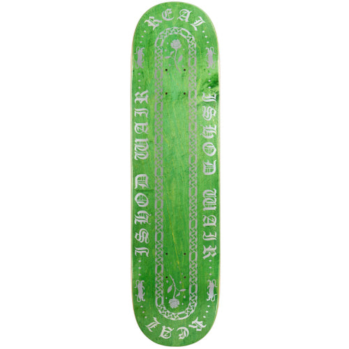 Real Ishod Wair Linked Twin Tail Skateboard Deck Green 8.25"