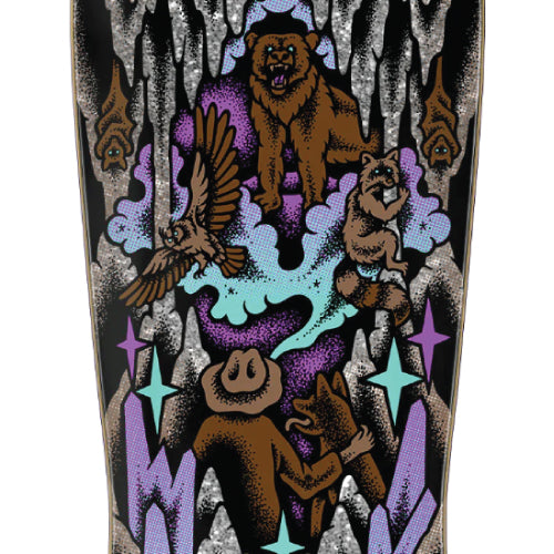 Santa Cruz Erick Winkowski Crystal Cave Shaped Skateboard Deck 10.34"