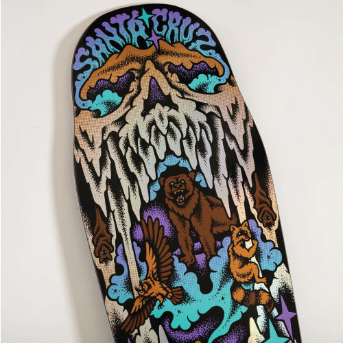 Santa Cruz Erick Winkowski Crystal Cave Shaped Skateboard Deck 10.34"