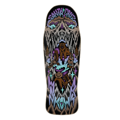 Santa Cruz Erick Winkowski Crystal Cave Shaped Skateboard Deck 10.34"