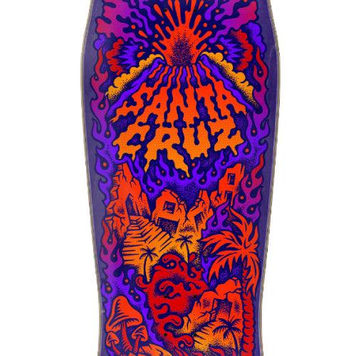 Santa Cruz Erick Winkowski Volcano Shaped Skateboard Deck 10.34"
