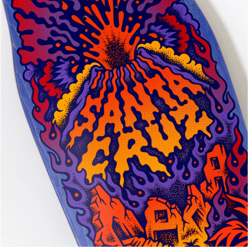 Santa Cruz Erick Winkowski Volcano Shaped Skateboard Deck 10.34"