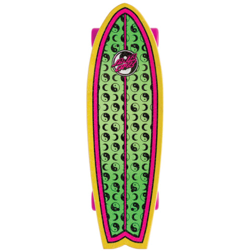 Santa Cruz Yin Yang Dot Shark Cruiser Complete 27.7"