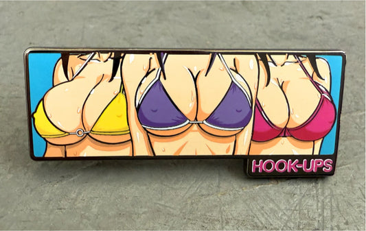 Hook-Ups 3 Girls Enamel Pin just pin