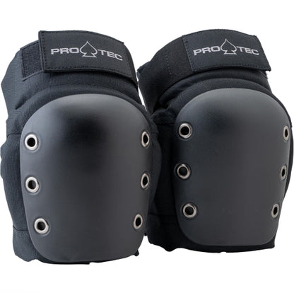 Pro-Tec Street 3-Pack Open Back Knee/Elbow/Wrist Pad Set Black