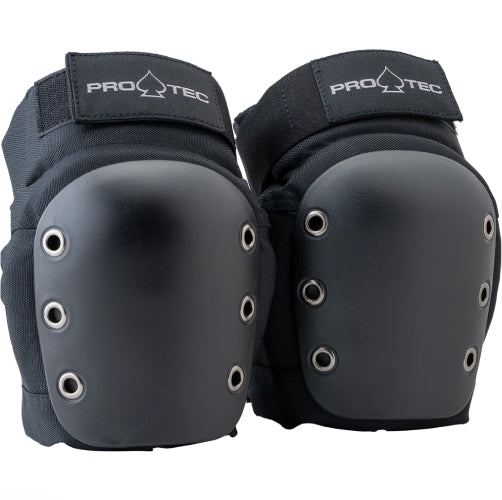 Pro-Tec Street 3-Pack Open Back Knee/Elbow/Wrist Pad Set Black