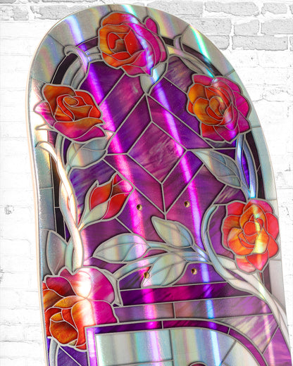 Real X HUF Cathedral Holographic Skateboard Deck 8.25"