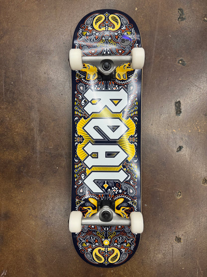 *BLEMISH* Real Bandana Complete Skateboard Navy 8.25"