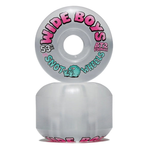 Snot Wide Boys Wheels Clear/Pink 53MM 99A ride patch