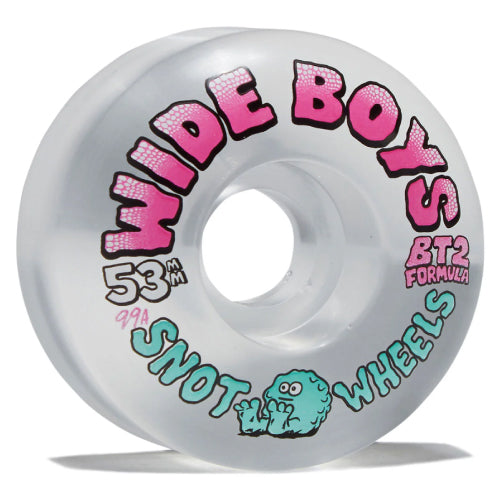 Snot Wide Boys Wheels Clear/Pink 53MM 99A