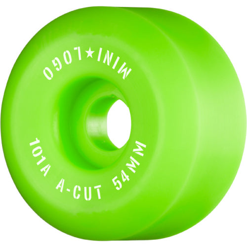 Mini Logo Skateboard A-cut Wheels Green 54MM 101A