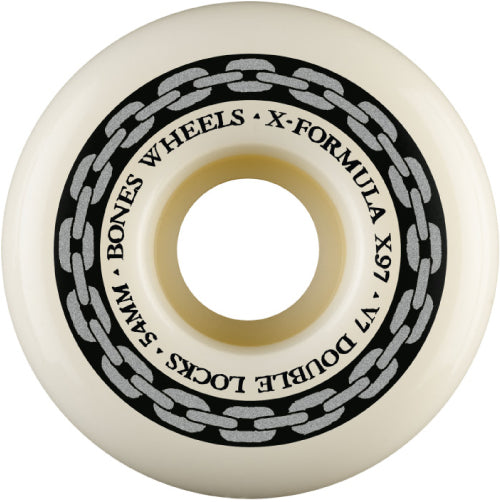 Bones XF V7 Double Lock Wheels Straight Link 54mm 97A