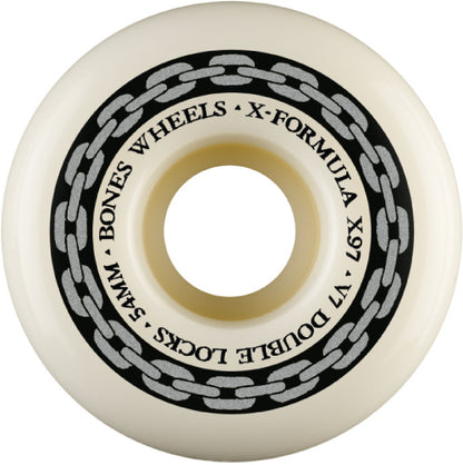 Bones XF V7 Double Lock Wheels Straight Link 54mm 97A