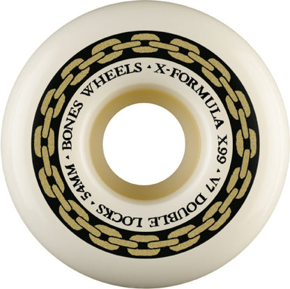 Bones XF V7 Double Lock Wheels Straight Link 54mm 99A