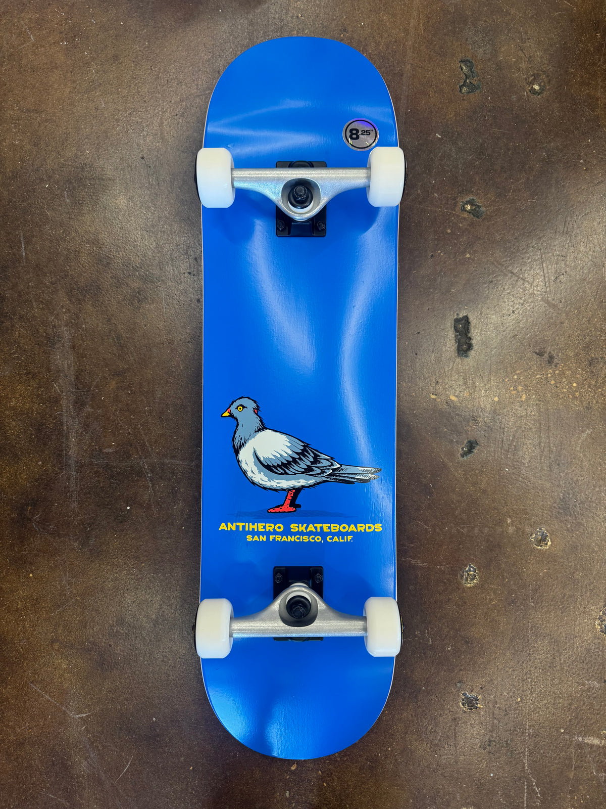 *BLEMISH* Antihero Pigeon Complete Skateboard Blue 8.25"