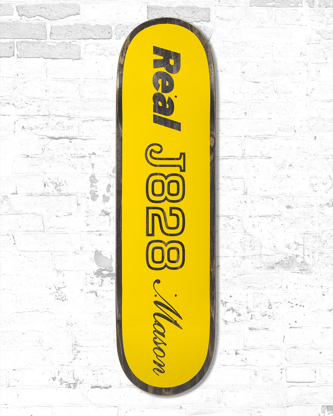 Real Mason Shape Code Skateboard Deck 8.28"