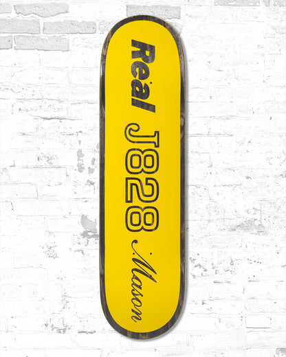 Real Mason Shape Code Skateboard Deck 8.28"