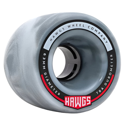 Hawgs Fatty Grey/White Swirl 63MM 78A