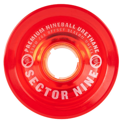 Sector 9 Nineballs Skateboard Wheels Red 69MM 78A