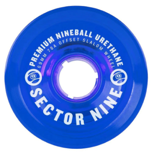 Sector 9 Nineballs Skateboard Wheels Blue 69MM 78A