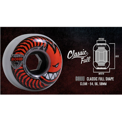 Spitfire Classic Full Wheels 58MM 80HD