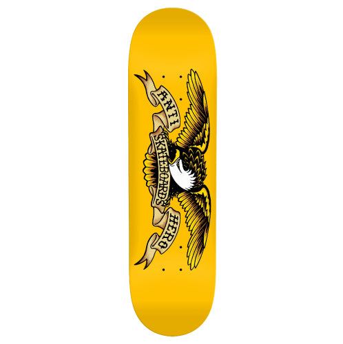 Antihero DBX Classic Eagle Skateboard Deck 8.25" yellow