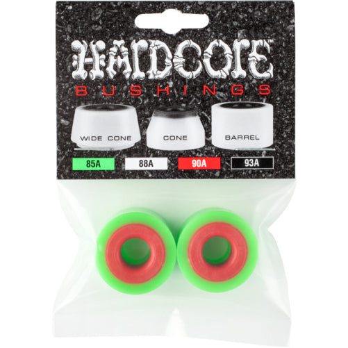 Bones Hardcore Barrel Bushings Green/Red 85A