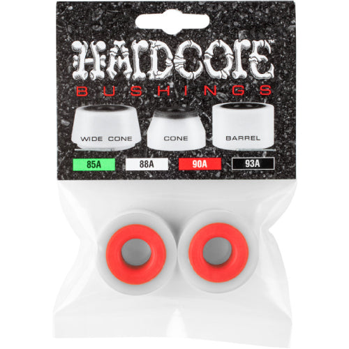 Bones Hardcore Barrel Bushings White/Red 88A