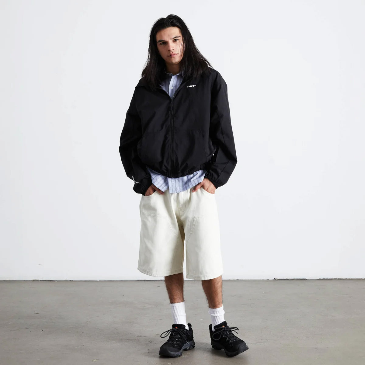 HUF 89 Lightweight Shell Jacket - Black
