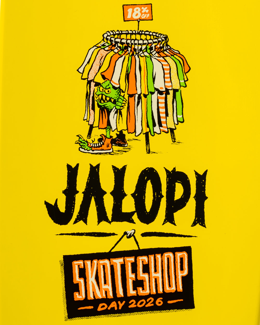 Jalopi Skate Co. SSD26 Skateboard Deck 9.18"