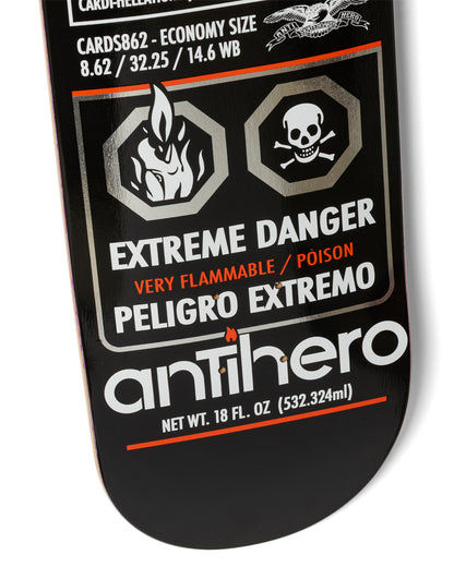 Antihero Cardiel Fueled Up Skateboard Deck 8.62"