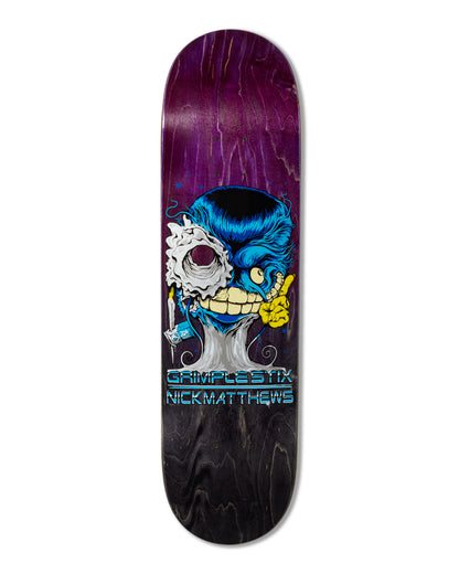 Antihero Grimple Stix Matthews Grimplenator Skateboard Deck 8.5"
