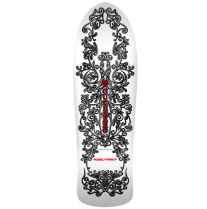 Powell Peralta Bones Brigade Series 17 Tommy Guerrero Skateboard Deck White/Silver Foil 9.85"