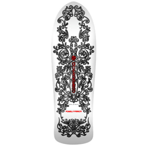 Powell Peralta Bones Brigade Series 17 Tommy Guerrero Skateboard Deck White/Silver Foil 9.85"