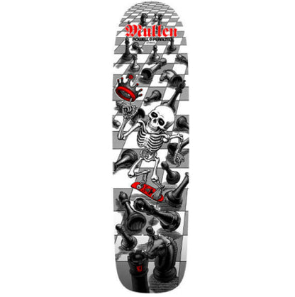 Powell Peralta Bones Brigade Series 17 Rodney Mullen Skateboard Deck White/Silver Foil 7.4"