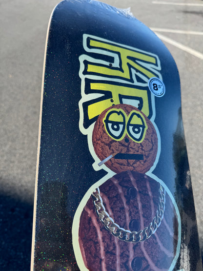 Krooked X Quarter Snacks Snackman Skateboard Deck 8.5"