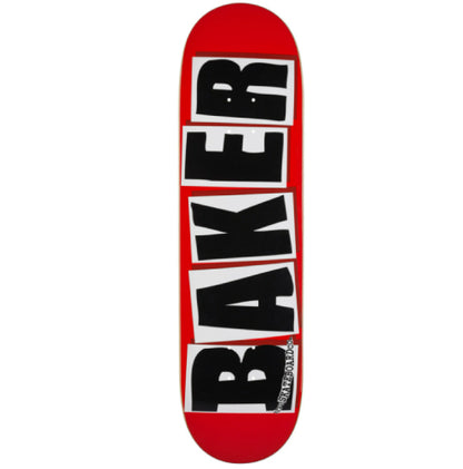 Baker Brand Logo Black/Red Skateboard Deck 8.475"