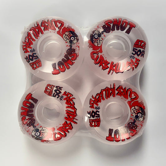Snot Conical Curb Killers Wheels Clear 50MM 99A