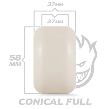 Spitfire F4 Mark Gonzales Conical Full Birds Wheels Purple/Yellow/Natural 58MM 99D