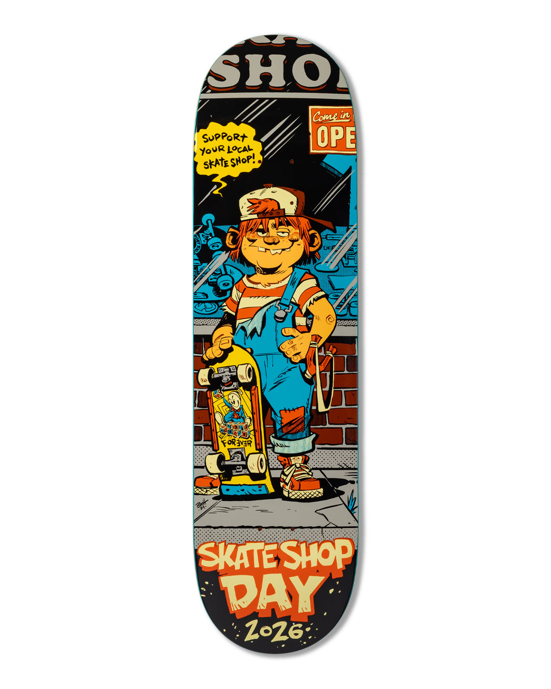 DLX Shop Keeper SSD26 Skateboard Deck 8.5" full
