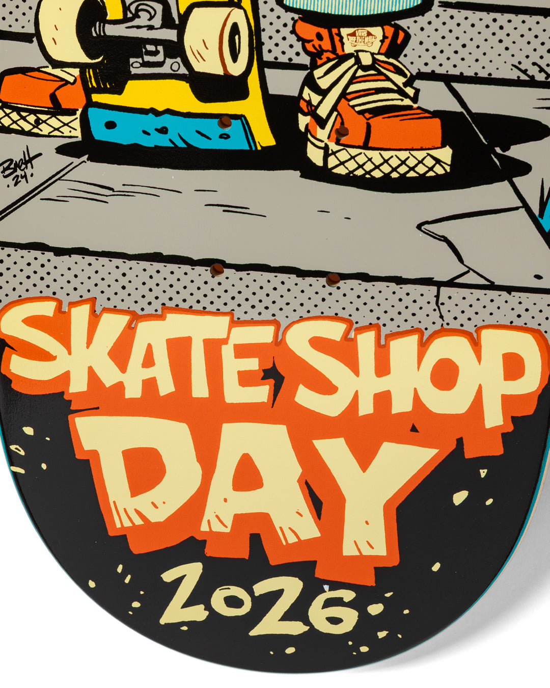 DLX Shop Keeper SSD26 Skateboard Deck 8.5" tail