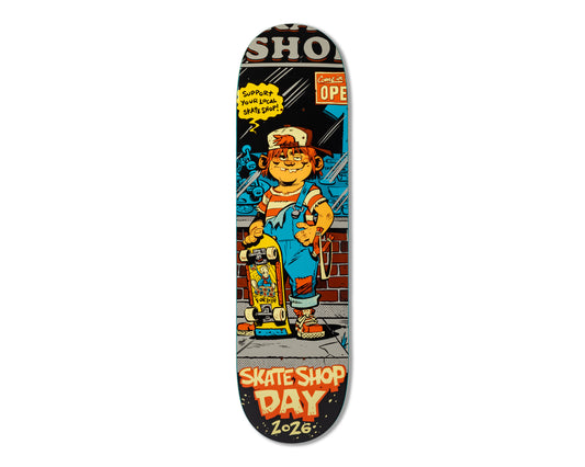 DLX Shop Keeper SSD26 Skateboard Deck 8.25" full